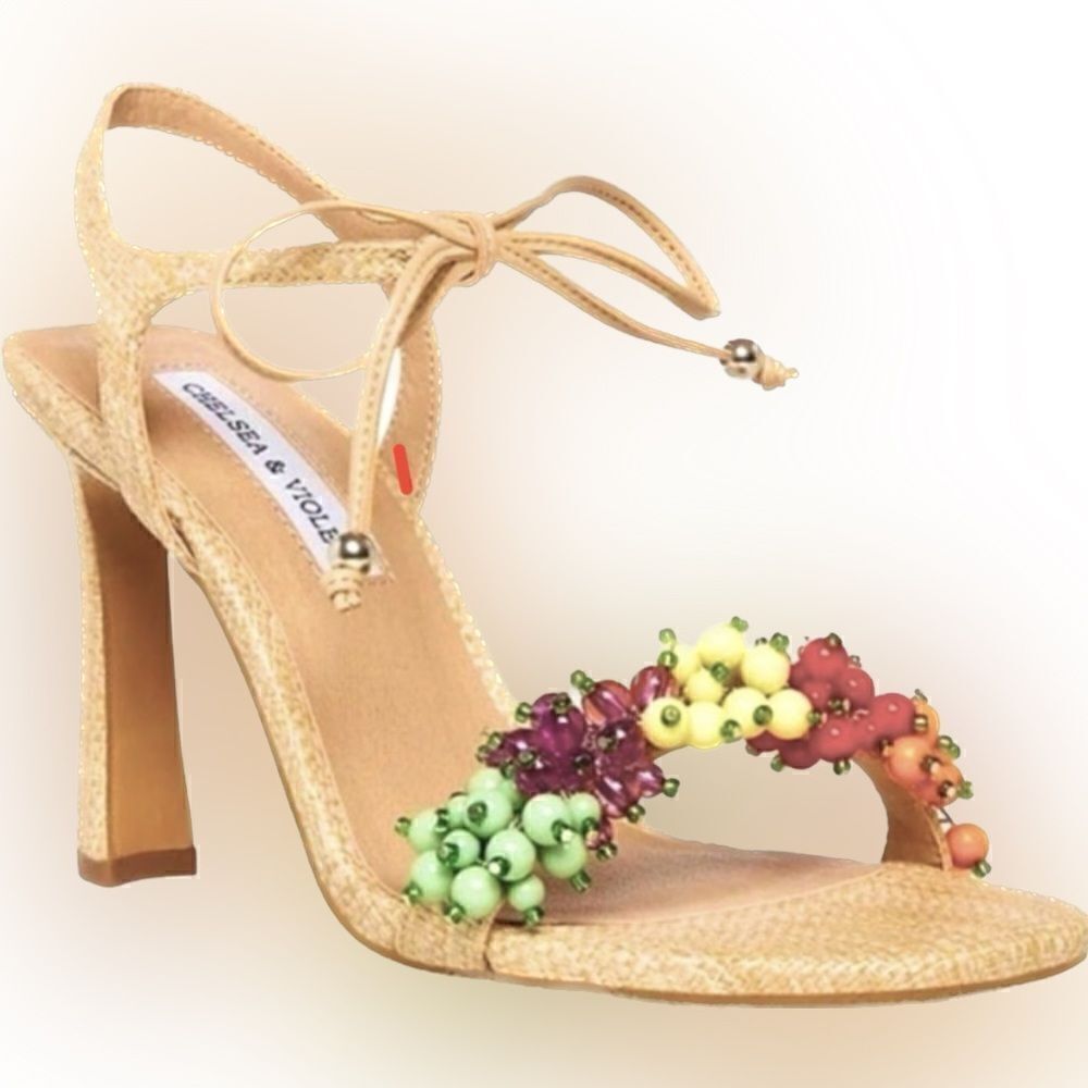 New Chelsea & Violet Tristy Beaded Sandals - Picture 10 of 10